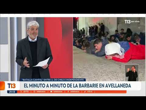 Barbarie entre hinchas en Avellaneda