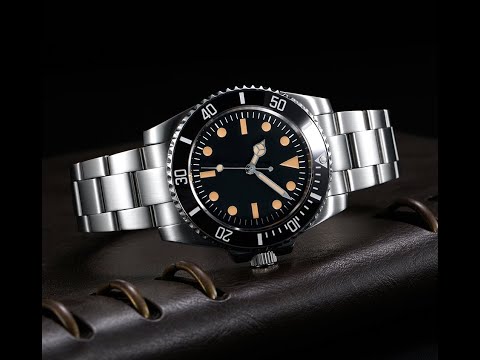 Berny-Men Automatic No Date Diver Watch-AM126M-ND
