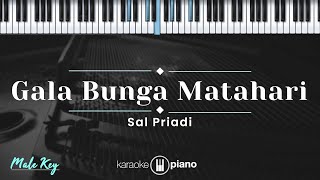 Download lagu Gala Bunga Matahari - Sal Priadi (KARAOKE PIANO - MALE KEY) mp3