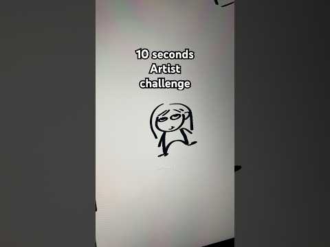 10 seconds artist challenge #art #drawing #procreate #short #digitalart #shorts #10secondschallenge