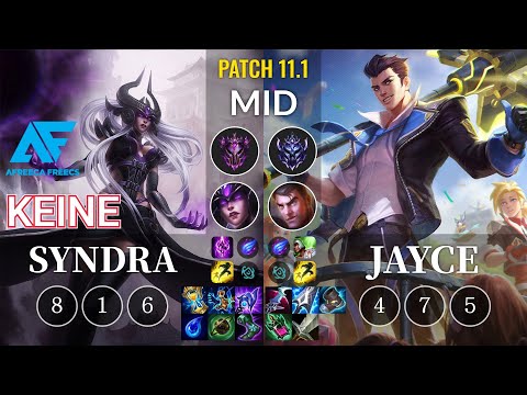 AF Keine Syndra vs Jayce Mid - KR Patch 11.1