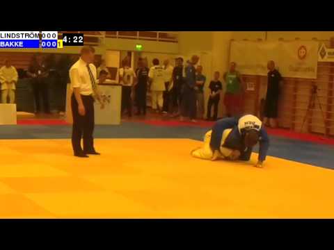 Judo Nordic Championships 2014: M-73: LINDSTRÖM - BAKKE