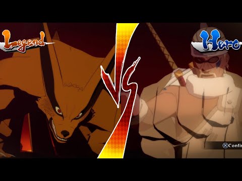 Legend Path VS Hero Path Comparison-Naruto Shippuden: Ultimate Ninja Storm 3 Full Burst