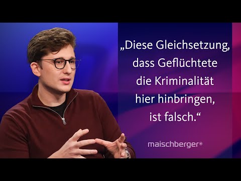 Philipp Türmer und Boris Palmer diskutieren über Bürgergeld, AfD-Verbot und Migration | maischberger