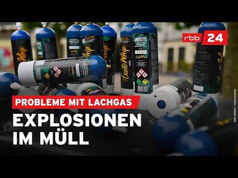 Lachgas-Hype: BSR klagt über Explosionen bei Müllverbrennung