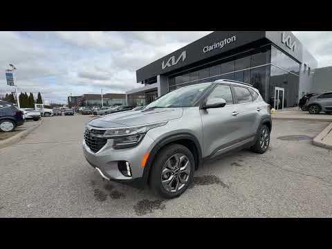 2025 Kia Seltos in Gray for sale at Clarington Kia in Bowmanville, ON