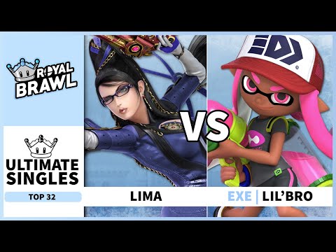 Royal Brawl 2023 - Lima (Bayonetta) Vs EXE | Li'l Bro (Inkling) Singles Top 32