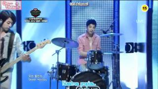 [Subs español] CN Blue - Sweet Holiday (Live on M!C 100520)