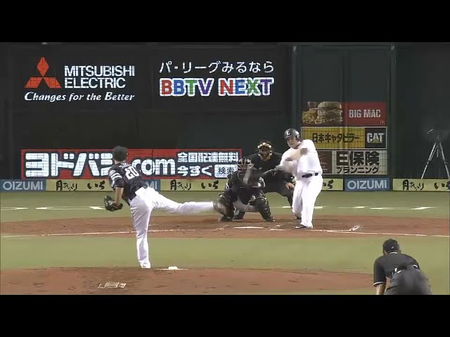 【3回裏】40号も時間の問題!? ライオンズ・中村2試合連発の36号2ラン!! 2015/9/1 L-H