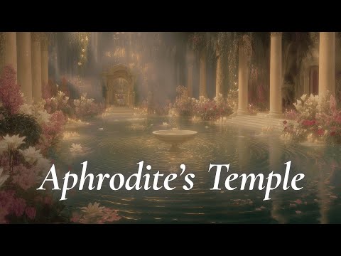Aphrodite’s Temple 🌙✨ Awaken Divine Feminine | Soft Harp Music for Inner Beauty & Calm