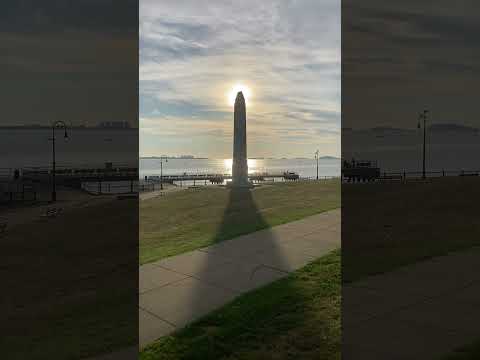 Fall and rise fire In the sky to light the monument candle at castle island #ozzyosbourne