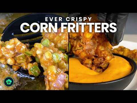 Best CORN FRITTERS Recipe Ever | How to Make Crispy & Easy Corn Fritters