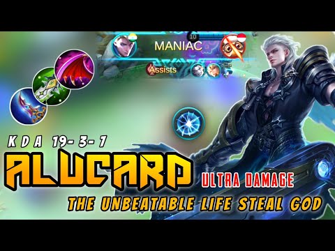 Alucard The Unbeatable Beast | Alucard 100% Best Gameplay And Build ~ Mobile Legends