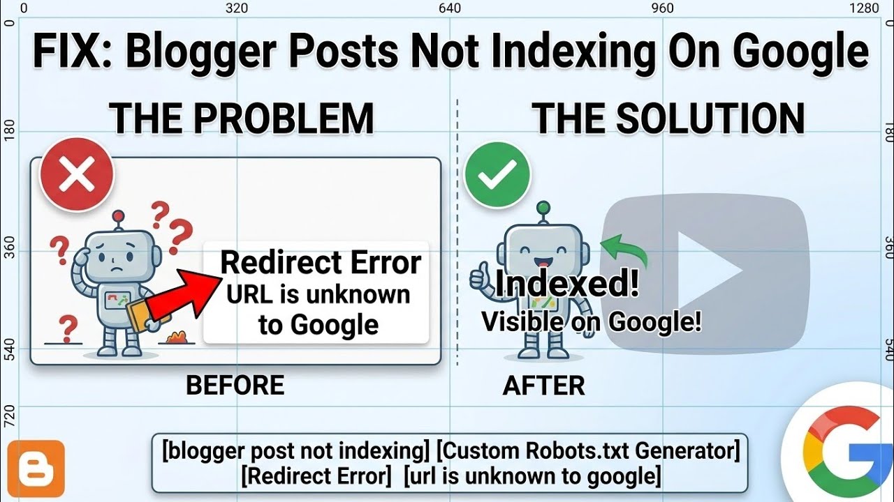 Fix Blogger Posts Not Indexing