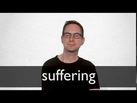 Suffering Synonyms Collins English Thesaurus