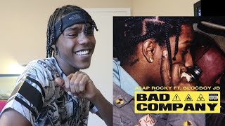 A$AP Rocky - Bad Company (Audio) ft. BlocBoy JB (Reaction)