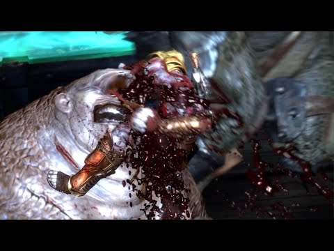 Labyrinth Cube Cyclops Fight God of War III Remastered