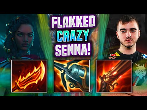 FLAKKED CRAZY GAME WITH SENNA! - G2 Flakked Plays Senna ADC vs Draven! | Season 2022
