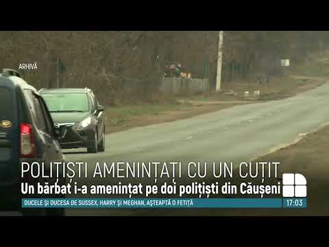 Doi polițiști din Căușeni au fost amenințați cu moartea de un bărbat