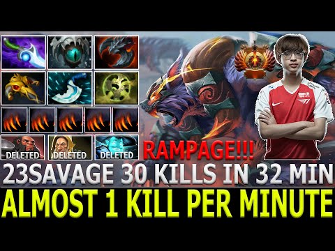23SAVAGE [Ursa] Almost 1 Kill Per Min 30 Kills in 32 Min Game Rampage Dota 2 Pro Gameplay Highlights