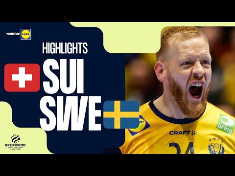 Switzerland vs Sweden | Highlights | Men's EHF EURO 2026