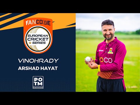 POTM: A.Hayat - PRB vs VCC | Highlights | FanCode ECS , Czech Republic 2022 Day 10 | ECS22.280