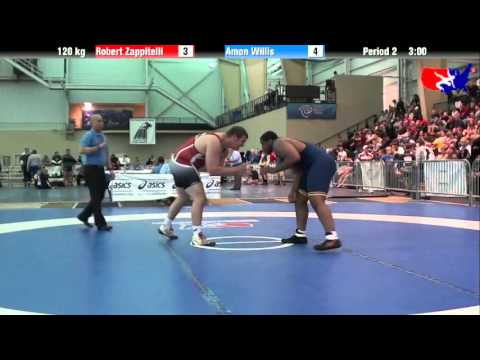 Robert Zappitelli vs. Amon Willis at 2013 ASICS University Nationals - FS
