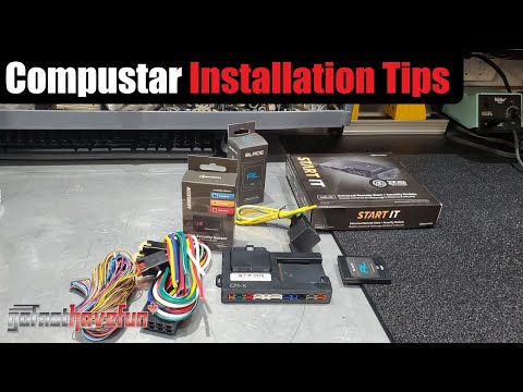 How To Install Compustar Remote Starter / Security System & Alarm Installation Tips | AnthonyJ350