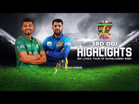 Bangladesh vs Sri Lanka Highlights || 3rd ODI || Sri Lanka tour of Bangladesh 2024