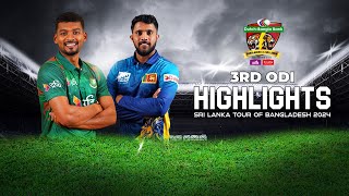 Bangladesh vs Sri Lanka Highlights  3rd ODI  Sri L