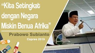 Sebut Indonesia Kini Setingkat Negara Miskin Benua Afrika, Prabowo Mengaku Sedih dan Prihatin