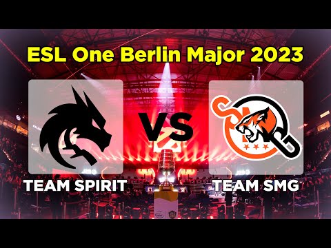 МАЖОР В БЕРЛИНЕ 2023 TEAM SPIRIT VS Team SMG - ESL One Berlin Major 2023 спириты против тим смг
