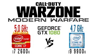 i7 2600k vs i9 9900k - GTX 1080 Call of Duty Warzone or 2600k bottleneck