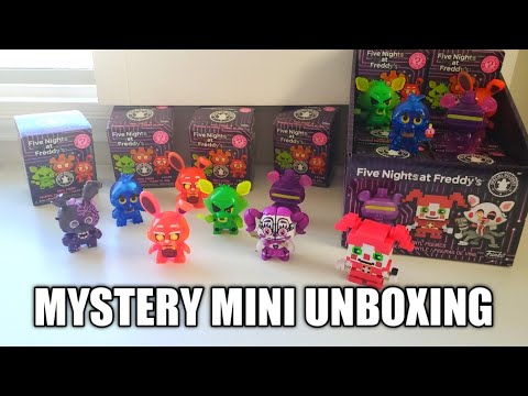 NEW FNAF AR MYSTERY MINI UNBOXING REVIEW!!!