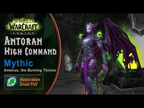 [LGN] Antoran High Command, Mythic Antorus, Restoration Druid PoV (Game Sounds Only)