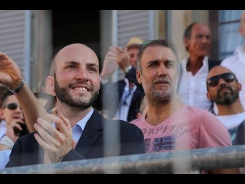 Calcio Storico Fiorentino 2017 ● Ovazione per Batistuta