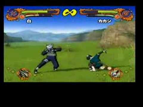 Naruto Shippuuden: Narutimate Accel - Haku vs Kakashi