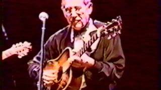 Chet Atkins and Marcel Dadi, playing a Chet medley in 1991.