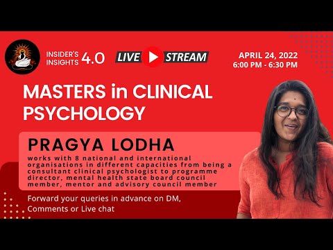 MASTERS in CLINICAL PSYCHOLOGY with PRAGYA LODHA from ...