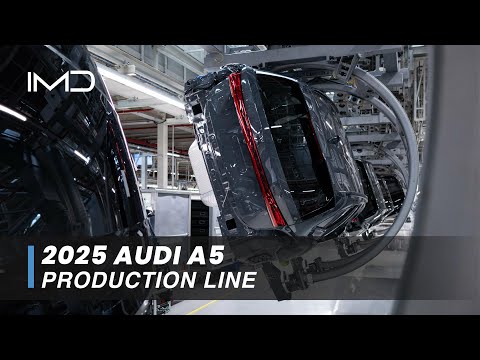 Tour of the Advanced Audi Factory Building 2025 Audi A5 in Germany plant