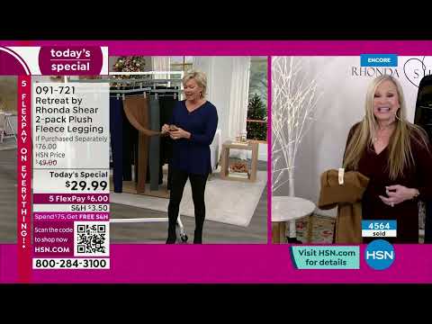 HSN | Rhonda Shear Intimates & Loungewear Year-End Sale 12.21.2022 - 05 AM