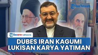 Dubes Iran untuk RI Puji Lukisan Karya Seniman Kota Batu, Ada Gambar Imam Khomeini dan Ali Khamenei