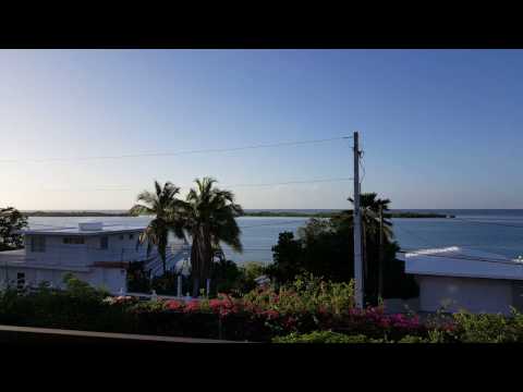 Sunrise at Mary Lee's by the Sea resort in Guanica, Puerto Rico