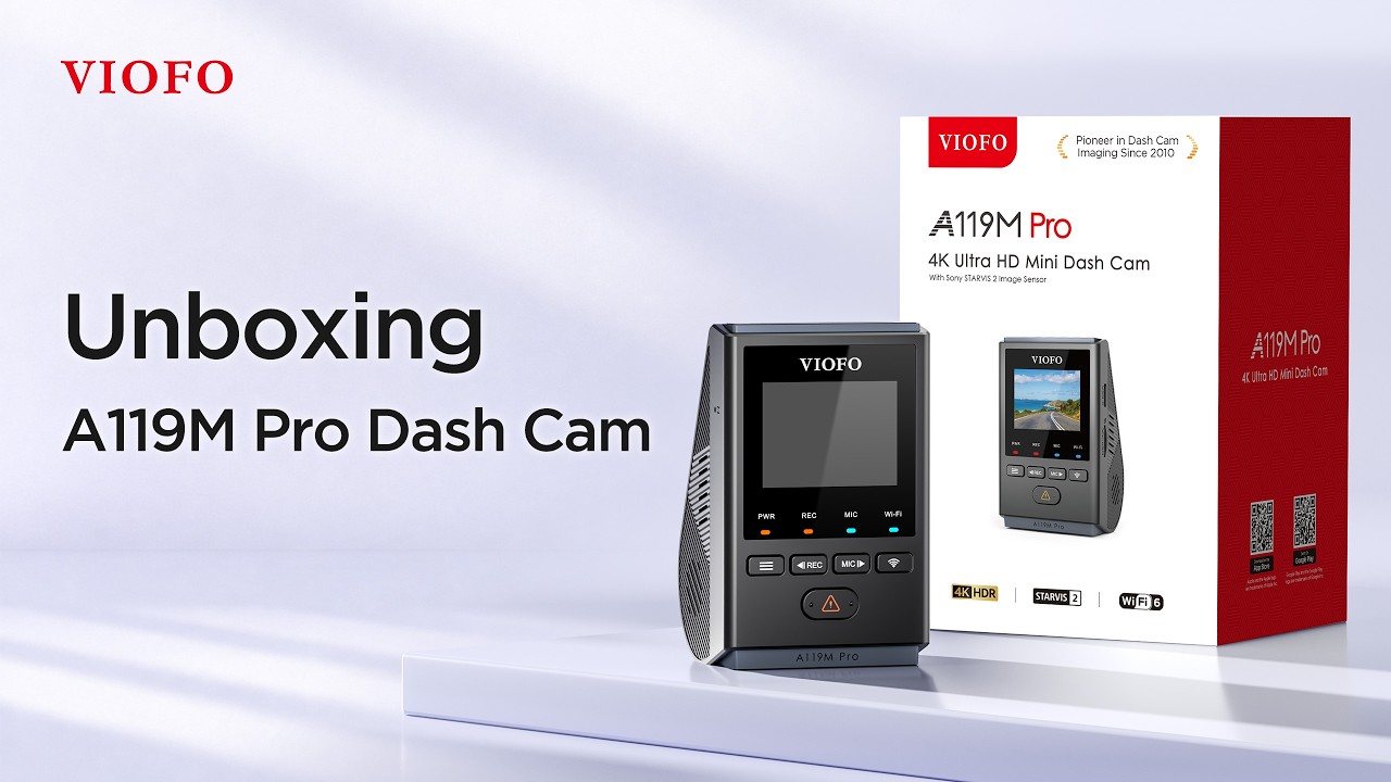 Unboxing A119M Pro Dash Cam