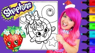 Coloring Shopkins Lolli Poppins Coloring Page Prismacolor Colored Paint Markers | KiMMi THE CLOWN