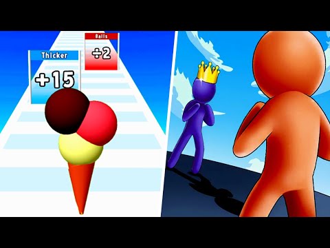 Ice Cream Rush | Giant Rush - Gameplay Walkthrough Max Levels (Part 1)