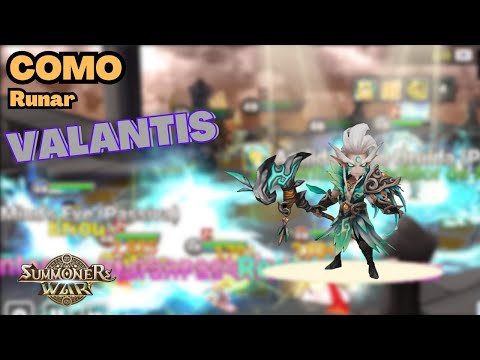 COMO runar: VALANTIS no SUMMONERS WAR | HOW TO RUNE
