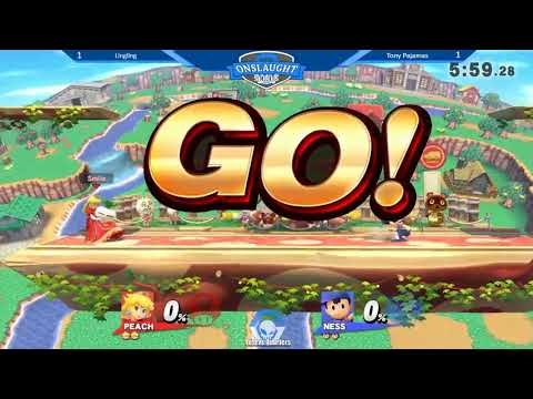 Onslaught 98 - Loser's Quarters: LingLing (Peach) vs Tony Pajamas (Ness/Sonic)