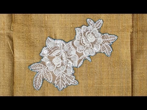 How to Sew on Lace Applique