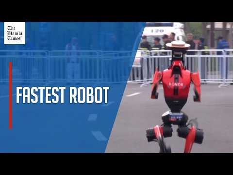 روبوت يحرج عدائين بشريين ويحطم رقماً قياسياً في ماراثون بكين 